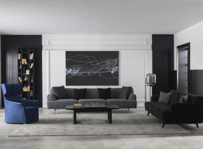 Sofa set Set 4+3+1 Coffee table Sofa Couch Furniture Seating set Upholstery